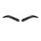 Fake Lace Eyebrow for Men Human Hair Eyebrow Wig Black Grey (F1B20)