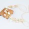 Handmade Bridal Flower Garland Bow Headband Bridesmaid Children Crown Hair Wreath Halo Adjustable Ribbon Wedding Festivals Party Cosplay