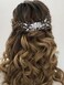 GORAIS Bride Wedding Hair Vine Flower Hair Piece Rhinestone Bridal Headpiece Hair Accessories for Women