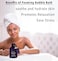 Antioxidant Bubble Bath Long Lasting Foam with Acai Berry Blueberry Fig Essential Oils Detox Hydrating Relaxing Stress Relief Self Care Spa Gift