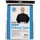 ForPro Low Fluorine Makeup Cape, Professional Mid-Length Beauty Cape with Adjustable Velcro Closure, 27.5" x 30", Black