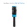 ForPro Professional Collection Expert Stylist Choice Nano Ceramic Hair Brush, 100% Natural Anion Bristle, Silicone Ergonomic Handle, 2" Ceramic Round Brush, Matte Blue