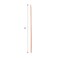 ForPro Birchwood Cuticle Sticks, Double Sided, Multi-Purpose Cuticle Pusher for Manicures and Pedicures, 7&rdquo; L, 500-Count