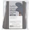 ForPro Premium Microfiber Face Rest Cover, Cool Grey, Ultra-Light, Stain and Wrinkle-Resistant, for Massage Tables