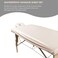 ForPro Professional Collection Waterproof Massage Table Cover, Protective Spa Treatment Sheet Set for Massage Tables, Machine Washable, includes Massage Fitted Sheet and Face Rest Cover, Natural