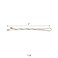 ForPro Professional Collection Bobby Pins (400-Count Approx), Bronze, 2" L, Ball-Tipped, Crimped, Non-Slip, Non-Damaging, 1 Lb.