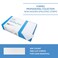 ForPro Professional Collection Non-Woven Epilating Strips, White, Tear-Resistant, Pre-Cut Strips For Hair Removal, 3" W x 9" L, 500-Count