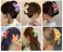 6 Pcs Big Flower Hair Claw Clips, 3Head Frangipani Flower Gradient Color Large Hair Clips, Beach Vacation Strong Hold Jaw Hairpin for Women Girls Hair Accessories (6 PCS Big)