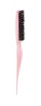 Cricket Amped Up Rubberized Teasing Hair Brush for Volume, Backcombing, Lifting, Styling, And Sectioning Hair, Blush