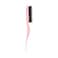 Cricket Amped Up Rubberized Teasing Hair Brush for Volume, Backcombing, Lifting, Styling, And Sectioning Hair, Blush