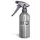 Cricket H2O Water Spray Bottle for Hair Mist &ndash; Continuous Stream, Adjustable Nozzle &amp; Stronger Spray Bottles, Durable Aluminum, Refillable for Hair Styling &amp; Barber Use &ndash; 14 oz, Silver