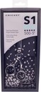 Cricket S1 Pro Series 500 5 inch Shears Professional Stylist Barber Hair Cutting Scissors, Convex Edge, Swedish Steel