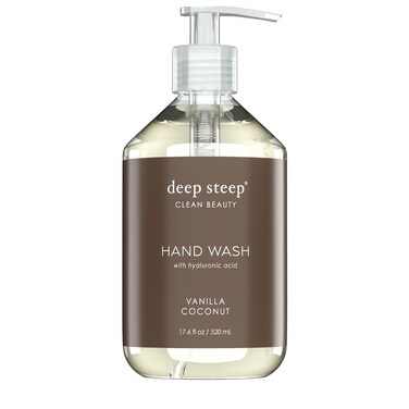 Deep Steep Liquid Hand Wash, 17.6 Ounces (Vanilla Coconut)