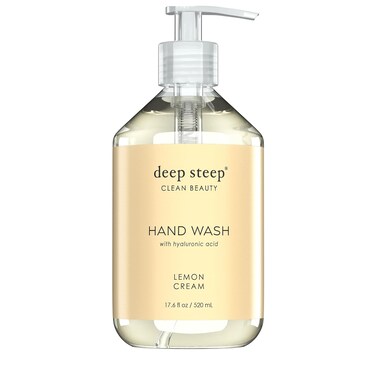 Deep Steep Liquid Hand Wash, 17.6 Ounces (Lemon Cream)
