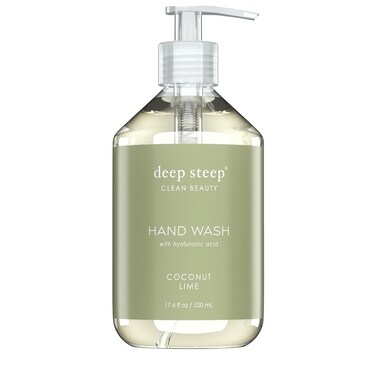 Deep Steep Liquid Hand Wash, 17.6 Ounces (Coconut Lime)