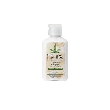 Hempz Herbal Body Moisturizer for Women with 100% Pure Hemp Seed Oil, Sugarcane &amp; Papaya, 2.25 fl. oz. - Moisturizing Lotion with Shea Butter, Vitamins A, B &amp; C, for Dry Skin - Premium Women&rsquo;s Lotion