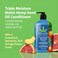 Hempz Biotin Conditioner - Triple Moisture Fresh Citrus - Peach &amp; Grapefruit - For Growth &amp; Strengthening of Dry, Damaged and Color Treated Hair, Hydrating, Softening, Moisturizing - 17 Fl OZ