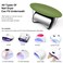 Small Nail Arm Rest Cushion, Portable Manicure Hand Rest Arm Rest for Nails Tech Salon Home Use, Microfiber Leather Nail Hand Rest Stand (Green)