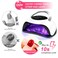 Haomaomao UV LED Nail Lamp, UV Gel Nail Light 120W Nail Dryer，4 Timers Auto Sensor 42 Light Beads Fast Curing UV Led Nail Lamp for Gel Polish Nail Polish Dryer