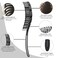 FRAMAR Vent Brush For Curly Hair, Hair Flex Detangler Brush, Womens Hair Brush, Detangling Brush For Curly Hair, Hair Brush For Blow Drying, Hair Brush For Curly Hair, Cepillos Para Cabello