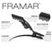 FRAMAR Black Hair Clips 10 pcs, Hair Clips For Women, Premium Hair Clip, Alligator Hair Clips for Styling Women, Alligator Clips for Hair, Pince a Cheveux, Hair Accessories, No Crease Hair Clips.