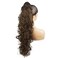 Lydell 30" Long Curly Styled Clip In Claw Ponytail Hair Extension Synthetic Hairpiece 280g with a jaw/claw clip (10 light ash brown)