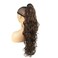 Lydell 30" Long Curly Styled Clip In Claw Ponytail Hair Extension Synthetic Hairpiece 280g with a jaw/claw clip (10 light ash brown)