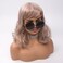Realistic Female Mannequin Head with Shoulder Display Manikin Head Bust for Wigs,Makeup,Beauty Accessories Displaying