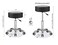Professional Swivel Rolling Stool Adjustable Height Hydraulic Stool with Wheels for Clinic Dentist Spa Massage Salons Studio (Black)