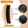 Wave Brush for Men 360, Natural Boar Bristle Hair Brush for Women's Grooming and Hair Styling,Curved Palm Hair Brush for Black Men