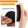 Wave Brush for Men 360, Natural Boar Bristle Hair Brush for Women's Grooming and Hair Styling,Curved Palm Hair Brush for Black Men