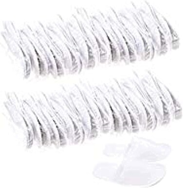 Rocutus 12 Pair Disposable Slippers,Disposable Slippers Bulk Guest Slippers,Fit Up to US Men Size 8 Women Size 9,Non-Slip Slippers for Hotel, Home, Guest Use,Train,Travel Use (12 Pair)
