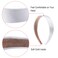 SIQUK 14 Pieces Satin Headbands White Ribbon Headband 1 Inch Plain DIY Hair Headbands for Women and Girls