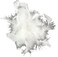 Touch of Nature Feather Turkey Flat Chandelle Clip White 1pc