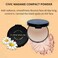 CIVIC MADAM COMPACT Pressed Powder Foundation Bright, Light Not Dull Bright, Soft Smooth, Concealing, Medium to Full Coverageb Blurs Pores &amp; Control It, UVA &amp; UVB Protection, No1 White Skin 0.60 Oz.