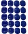 G.B.S Blue Pocket Palm Brush for Men&rsquo;s, Women and Pets Grooming, Blue, Pack of 20 Blue Made in U.S.A
