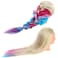 Beauty Star 29" Colorful Mannequin Head with 100% Syntheic Hair, Doll Head for Hair Styling and Braiding Practice, Professional Bride Cosmetology Training Manikin Head with Clamp Stand Updo Kit