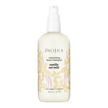 Pacifica Volumizing Foam Shampoo - Vanilla Oat Milk - Anti-Frizz, Volumizing, Deep Conditioning - Repair &amp; Rejuvenate Clean Beauty Vegan Dermatologist Tested 12 fl oz