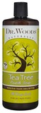 Dr. Woods Pure Tea Tree Liquid Castile Soap with Organic Shea Butter, 32 Ounce (Pack of 3)