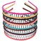 Zhanmai 10 Pieces Unisex Metal Hairband Teeth Comb Hair Hoop Headband Hair Accessories