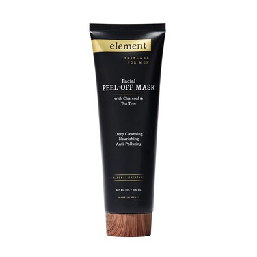 Element Charcoal &amp; Tea Tree Peel Off Face Mask - Deep Cleansing, Dermatologist Tested, Remove Excess Dirt &amp; Oil, Blackhead Remover Peel Off Mask - Cruelty Free Korean Skin Care For All Skin Types