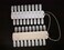 2 Sets 72 Tips Double Layer Tips Nail Polish Practice Training Display Palette Paint Practice Color Chart swatches with Ball Chain