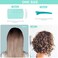 12 Piece Hair Roller Set with Clips, Self Grip Hair Roller, Hair Rollers Hair Curler for Long Medium Short Hair, Random Color (Medium, Random Color)