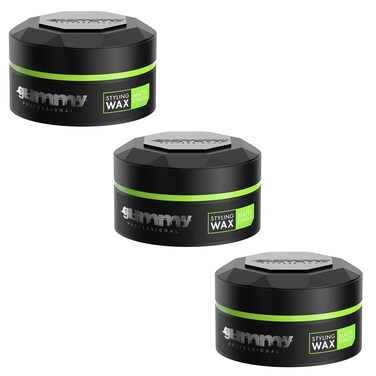 Gummy Fonex Styling Wax Matte Finish Matt, Volume, 5.07 Fl. Oz 150ml (Pack of 3)