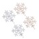 Lurrose 4pcs Hair Clips Christmas Snowflake Hair Pins Hair Barrettes Gold Bobby Pins Hair Accessories Christmas Hair Decoration Headwear Styling Tools for Womens Ladies