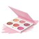 OFRA Mini Mix Face Palette Blushful - Blush Palette for Cheeks - 6 Pigmented Pressed Powder Shades - Travel-Friendly and Cruelty-Free Face Makeup Palette - Refillable Pans