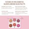 OFRA Mini Mix Face Palette Blushful - Blush Palette for Cheeks - 6 Pigmented Pressed Powder Shades - Travel-Friendly and Cruelty-Free Face Makeup Palette - Refillable Pans