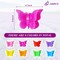 Hair Clip, 100 Pcs Butterfly Hair Clips for Girls, Pastel, Rainbow, Mini Hair Clips for Toddlers