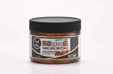 NEXT IMAGE Braid Locking Gel (Black Castor &amp; Argan, 3 oz.)