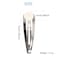 Lawie 50 Pack Bulk 2 Inch 5 CM Glue Pad Snap Metal Hair Clips Barrettes Hairpins Clips Hairgrips Craft DIY Accessories
